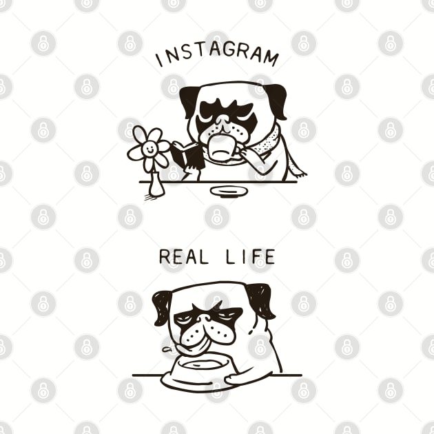 Instagram vs Real Life by huebucket