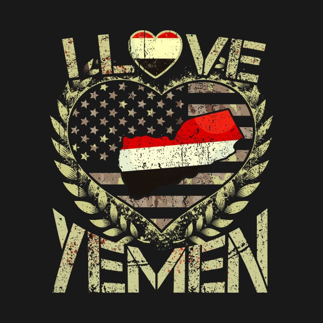 i Love Yemen by WestKnightTees