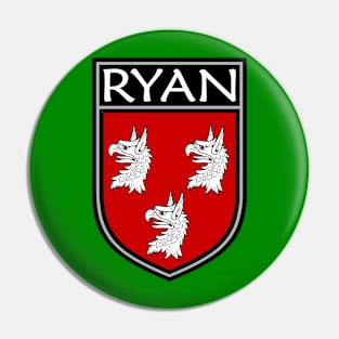 Irish Clan Crest - Ryan Pin