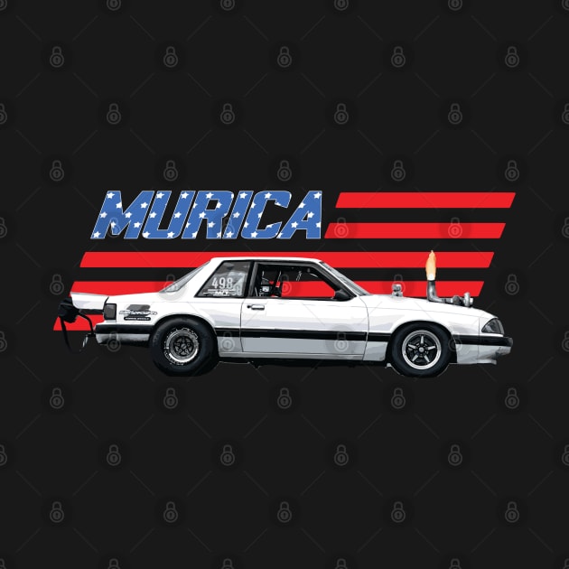 mcflurry oreo foxbody godzilla coyote drag racer racing car by cowtown_cowboy