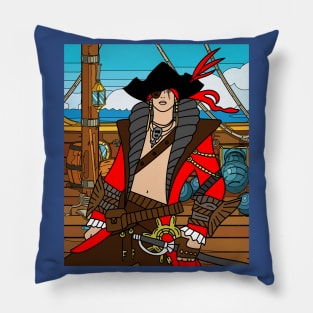 Pirate Pirate Ship Treasure Island Pillow