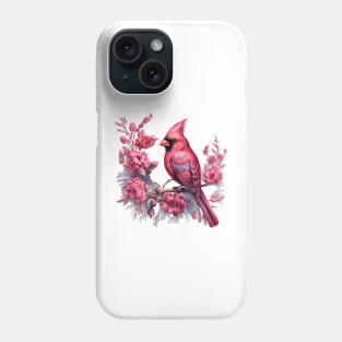 Pink Christmas Hummingbird Phone Case