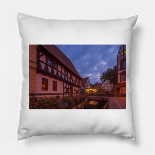 Word, old town, Quedlinburg; Harz, Saxony-Anhalt; Germany, Europe Pillow