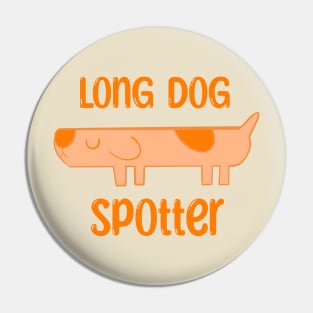 Long Dog ( Red Heeler ) Pin