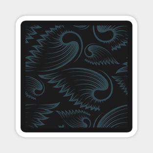 Seamless Pattern with Wings Magnet