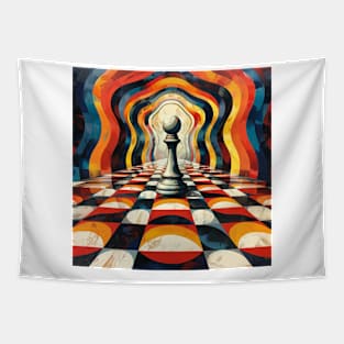 3d Chess Board Tapestry