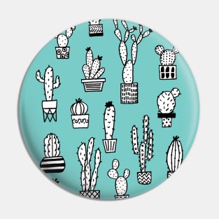 Cactus in pots cian version Pin