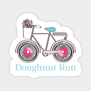 Doughnut Run Bicycle Donuts Magnet