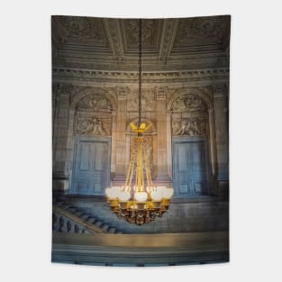 vintage chandelier Tapestry