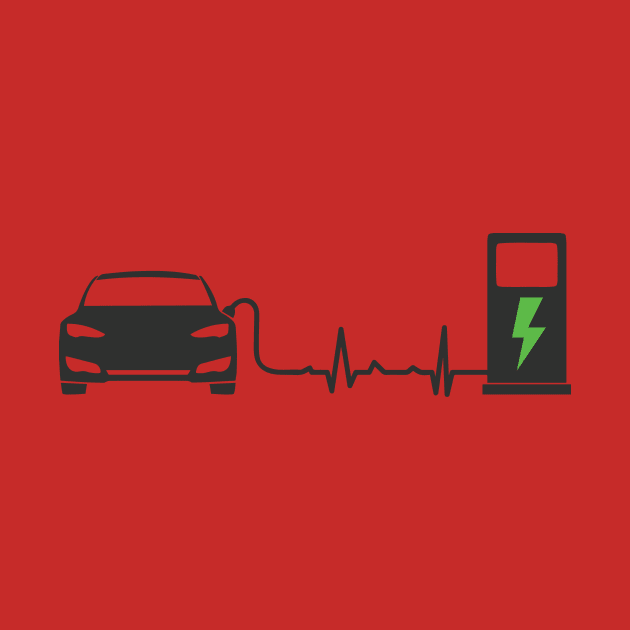 10 Things I Love About My Tesla (Dark Front Light Rear Text) by Fully Charged Tees