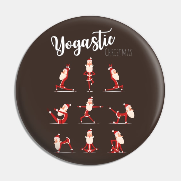 Yogastic Christmas Pin by JOYMADS