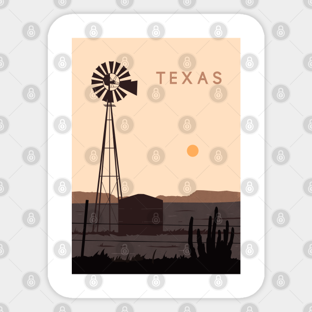 Texas - Texas - Sticker