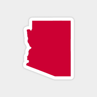 Red Arizona Magnet