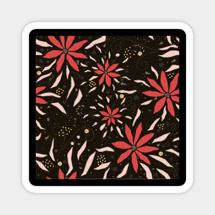 Floral Pattern Magnet