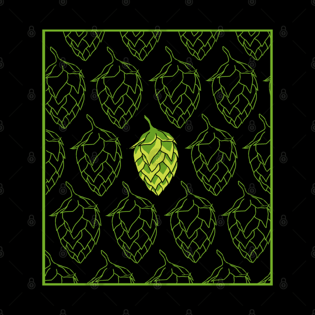 Beer Hops Pattern by ebayson74@gmail.com