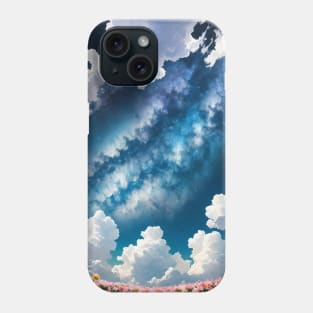 Celestial Blooms: Flowers in the Sky Phone Case