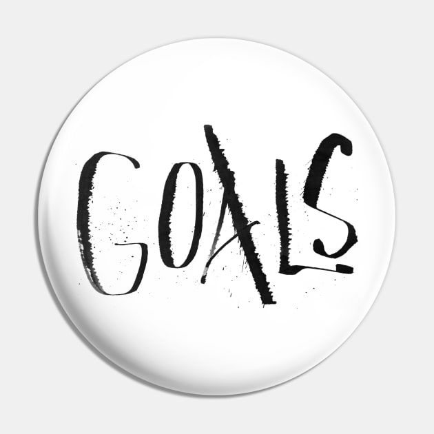 Goals Pin by WordFandom