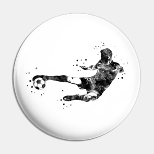 Male Soccer Player Pin