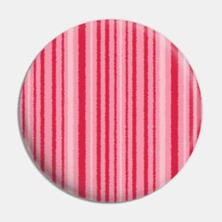 Pink & Red roughen stripes Pin