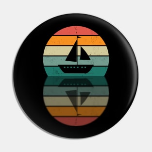 Retro Boat Pin