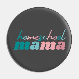 Cute Homeschool Mama in Soft Colors Pin