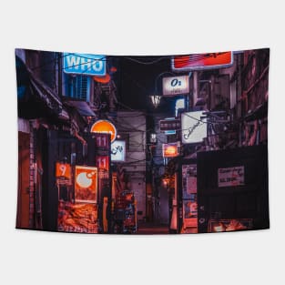 Golden Gai Tokyo Bar Crawl Tapestry