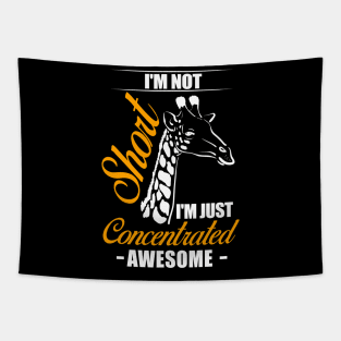 I'm Not Short I'm Just Concentrated Awesome Shirt Funny Gift Tapestry