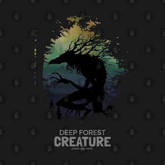 Deep Forest Creature Jungle Will Move by KewaleeTee