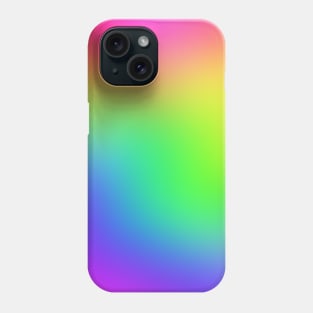 Bright Rainbow Gradient Ombre Design Phone Case