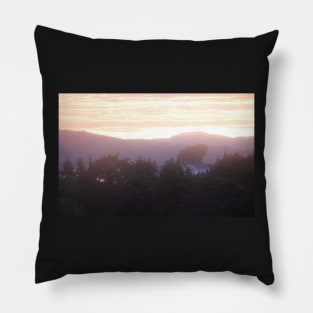 Glorious Columbia River Sunrise Pillow