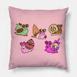 Cute Snail Friends Pillow