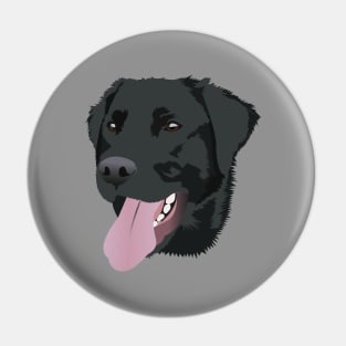 Black Labrador Pin