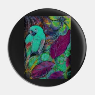 TROPICAL PARROT DECO POSTER MACAW ART PRINT Pin