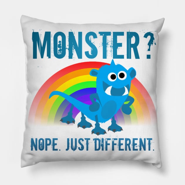 Monster Pillow by Bernesemountaindogstuff