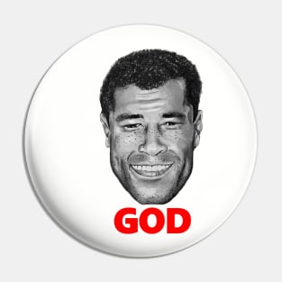 Paul McGrath - God, Icon version. Pin