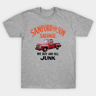 Sanford And Son TV Show T-Shirt - Redd Foxx 1970s Comedy Junk Dealer Design