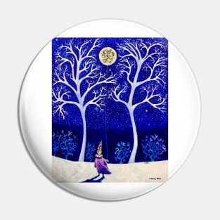 'The Moon is a Balloon Anchored to Promises of the Night' Pin