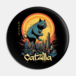 Kaiju Cat Monster - Catzilla Pin