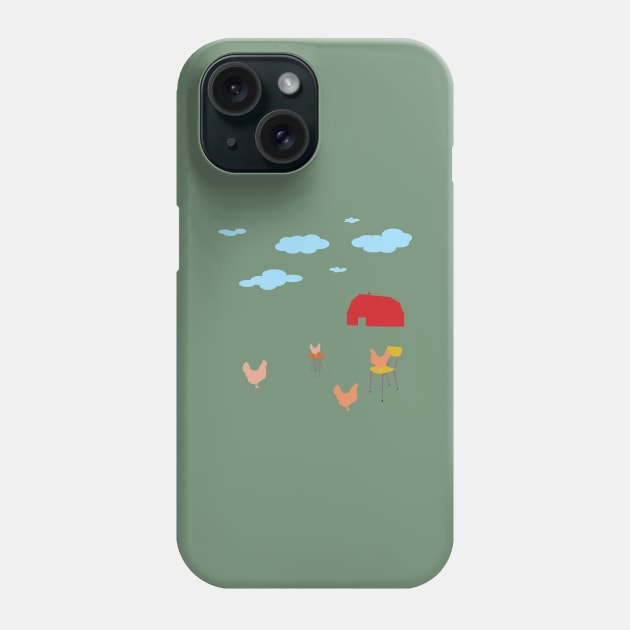 crazy farm Phone Case by daidai