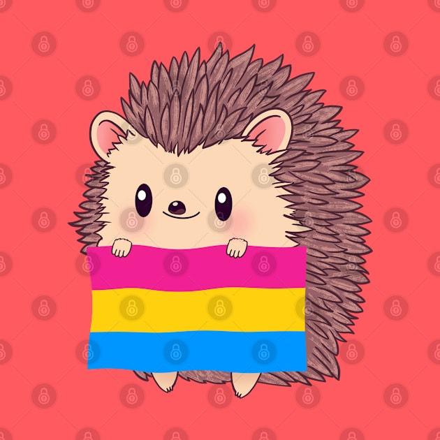 Hedgehog Pansexual Pride by tobikobagel