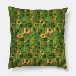Floral fresh ink Pillow