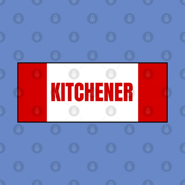 Kitchener City in Canadian Flag Colors by aybe7elf