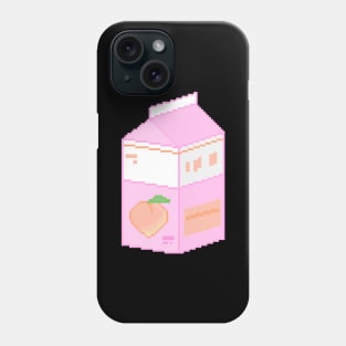 Peach Milk Pixel Phone Case