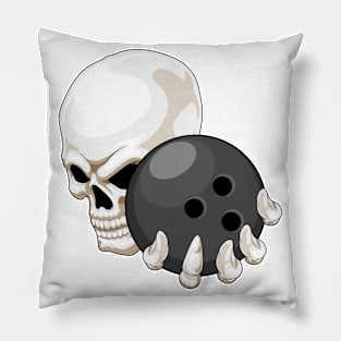 Skull Bowling Bowling ball Pillow