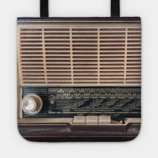 Retro Radio, Analogue, Tube Antique Radio Tote