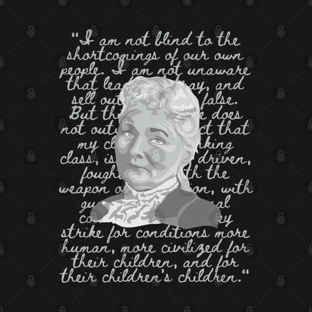 Mother Jones Portrait and Quote by Slightly Unhinged