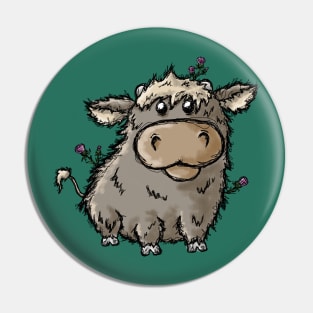 Highland Cow Pin