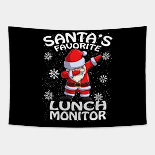 Santas Favorite Lunch Monitor Christmas Tapestry