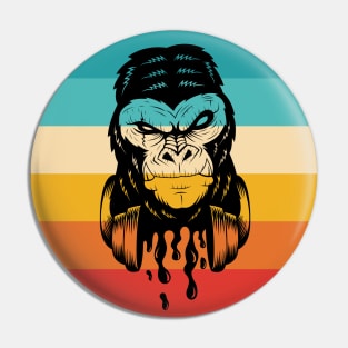 Monkey Music Retro Pin