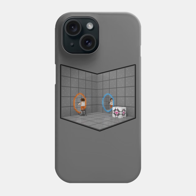 Pixel Portal Phone Case by dankdesigns